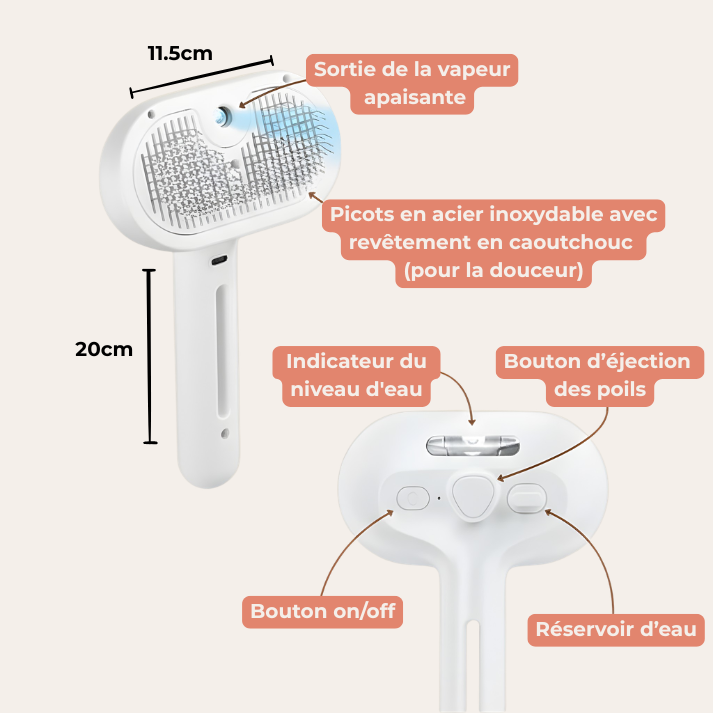 Brosse SteamCare | Coussinet Club™
