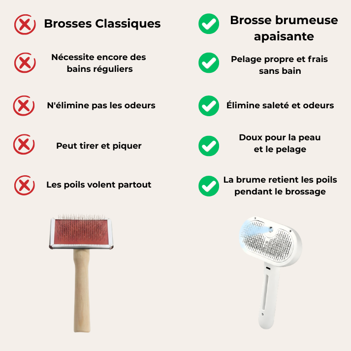 Brosse brumeuse apaisante | Coussinest Club™