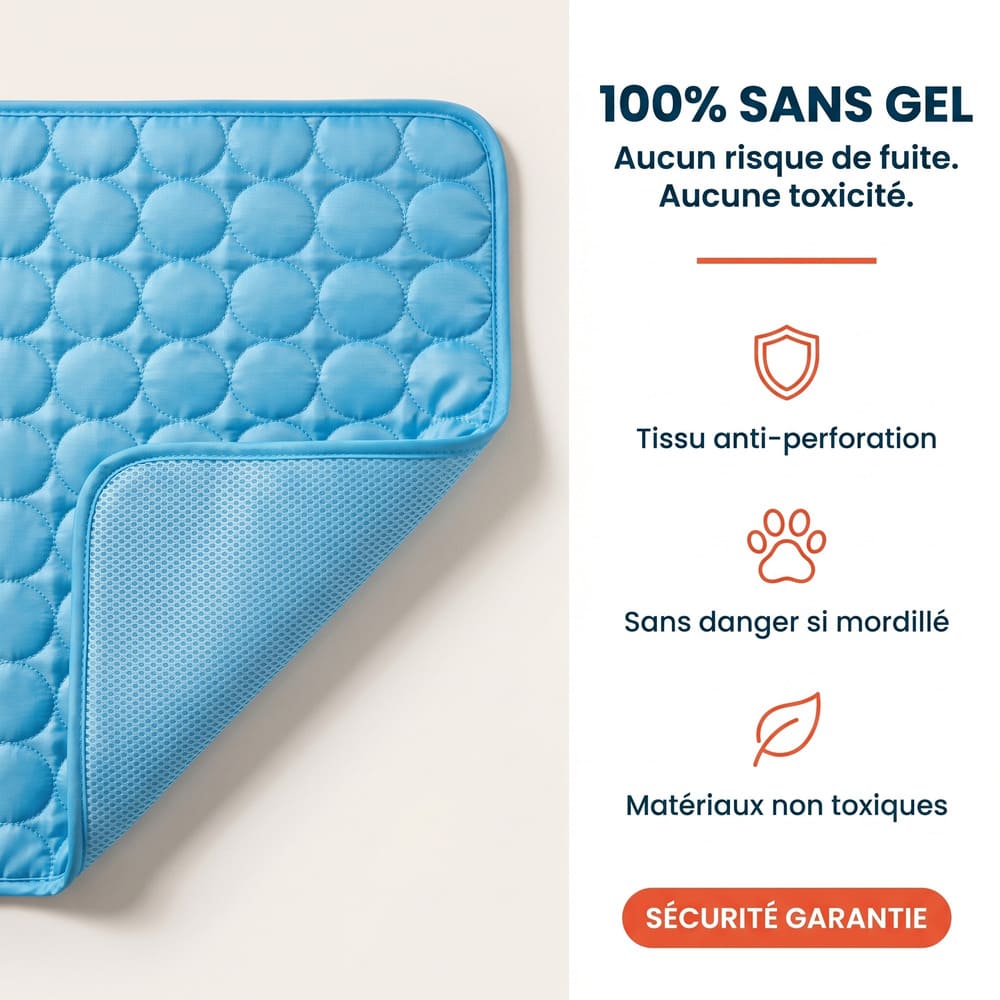 Tapis rafraîchissant pour chien sans gel | Coussinets Club™
